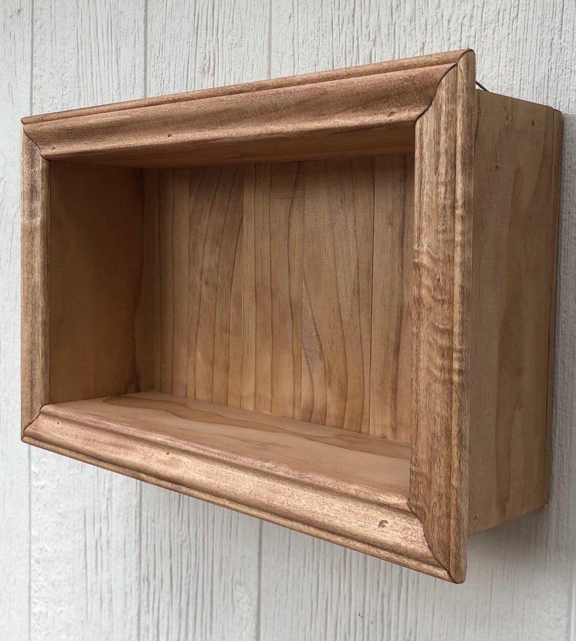 Caja de sombra de madera Estante enmarcado hecho a mano cereza | Etsy