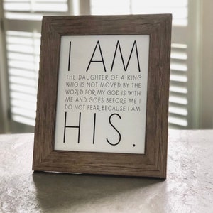 I AM HIS daughter - instant download