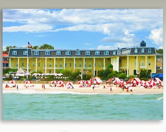 Cape May Congress Hall Print or Canvas: New Jersey Historic Hotel, Framed/Unframed Options