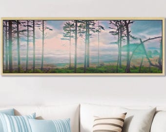 Through the Trees Panoramic Wall Art, Pacific Northwest, Olympic Peninsula,