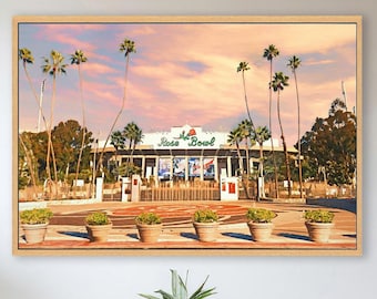 Rose Bowl Stadium, UCLA Bruins, Historic Stadium, University of California, Pasadena, Los Angeles, Guy Gift, Fine Art Print Framed or Canvas