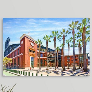 San Francisco Giants, Oracle Park, Giants FAN gift, SF Giants, SF Sports, Guy Gift, Giants Baseball Gift, Framed/Unframed Canvas/Print