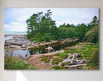 Pacific Northwest, Kalaloch, Olympic Peninsula, Olympic National Park, Washington State, Pacific Ocean,  Framed/Unframed Canvas or Print