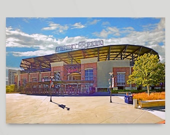 Truist Park Canvas Print: Atlanta Braves World Series 2021