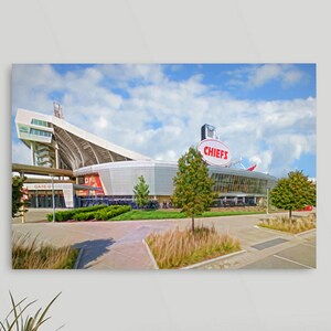 Chiefs fan Gift, Super Bowl Champs, KC Chiefs, Arrowhead Stadium, Chiefs Fan, Man Cave, Canvas or Fine Art Prints Framed or unframed
