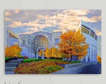 Ohio Stadium Art Print or Canvas: Buckeye Football, The Horseshoe, Framed/Unframed Options