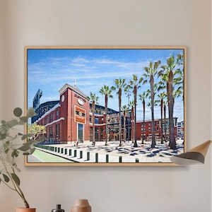 San Francisco Giants, Oracle Park, Giants FAN gift, SF Giants, SF Sports, Guy Gift, Giants Baseball Gift, Framed/Unframed Canvas/Print