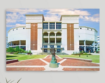 Ole Miss Rebels Stadium Print: Vaught–Hemingway, Mississippi Football Art