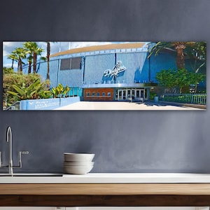 Dodger Stadium, Los Angeles Dodgers Fan Gift, Man Cave, Baseball Fan Gift, LA Dodgers, World Series, Framed/Unframed Canvas or Print