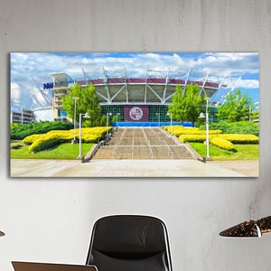 Washington Commanders Stadium Art: DC Football (Framed/Unframed Print or Canvas)
