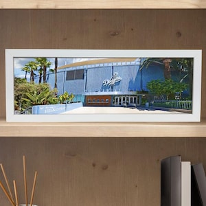 Dodgers Stadium Fine Art Print: Los Angeles Baseball Fan Gift