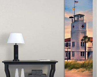 Jacksonville Beach Lifeguard Station Print or Canvas: American Red Cross, Framed/Unframed Options
