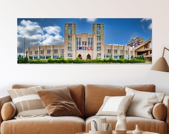 Indiana Hoosiers National Champions football, Indiana University, Memorial Stadium Pano, Framed/Unframed Canvas or Print