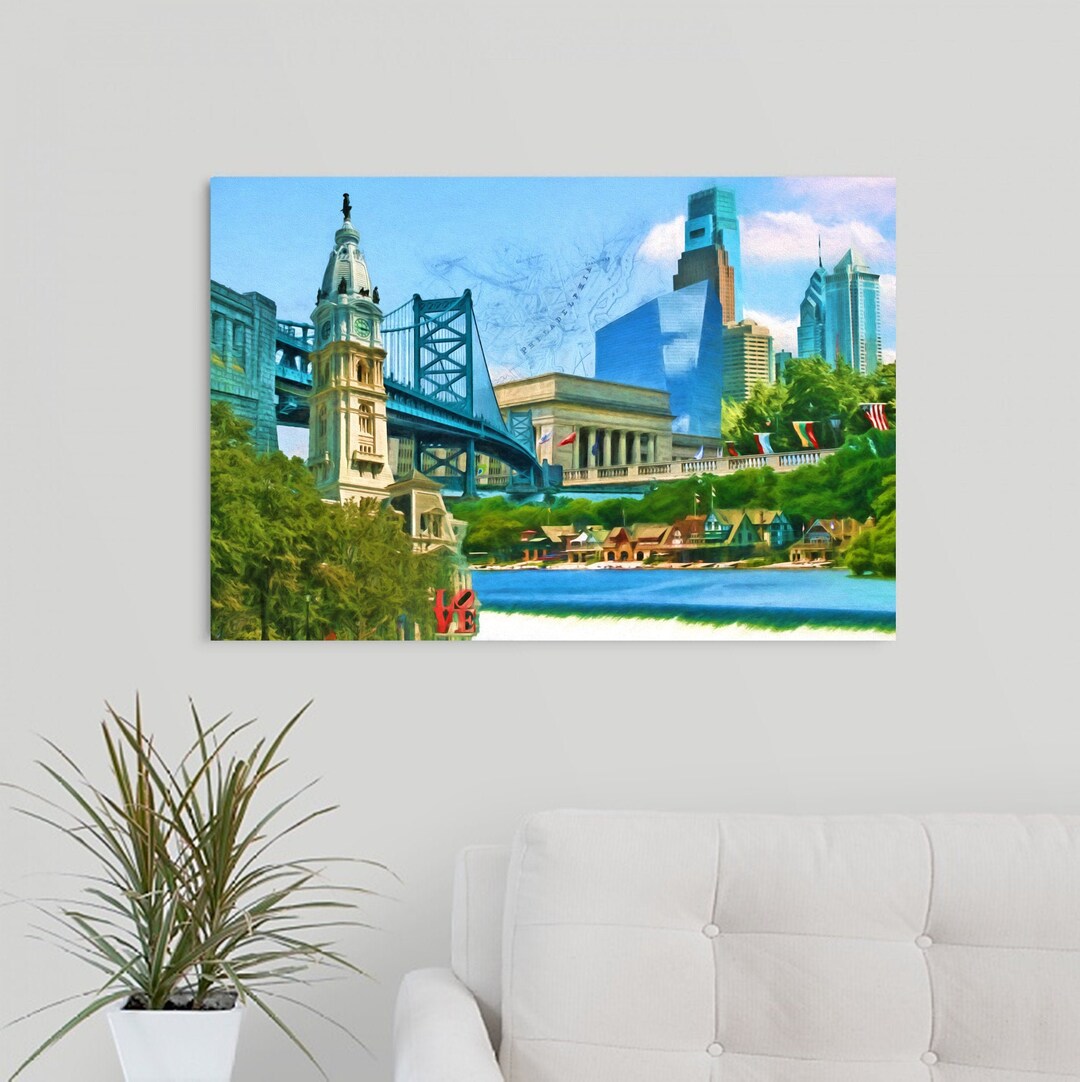 Philadelphia Landmarks, Philly Cityscape, City Hall, Ben Franklin