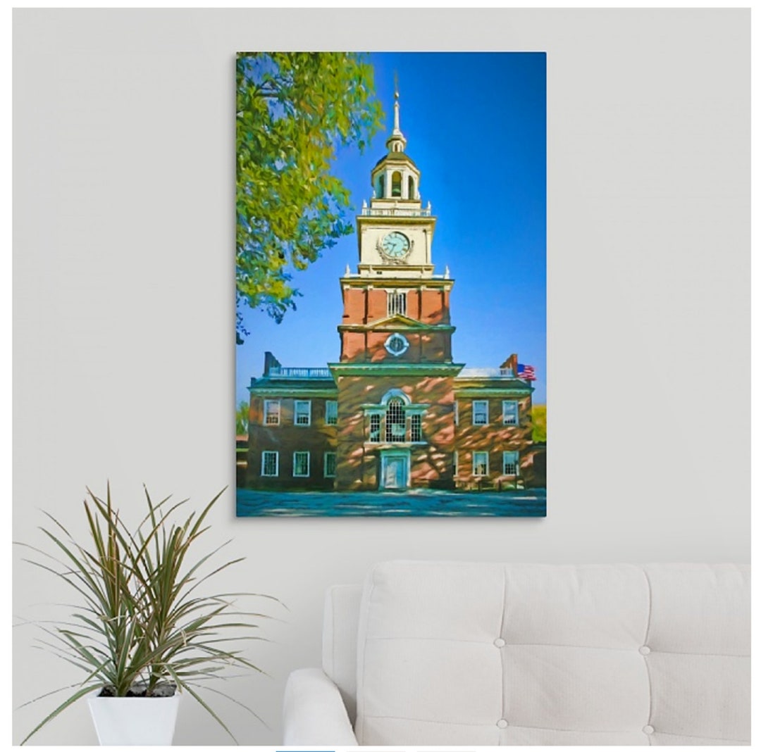 Independence Hall, Philadelphia, Historic Building, Philly Fine Art