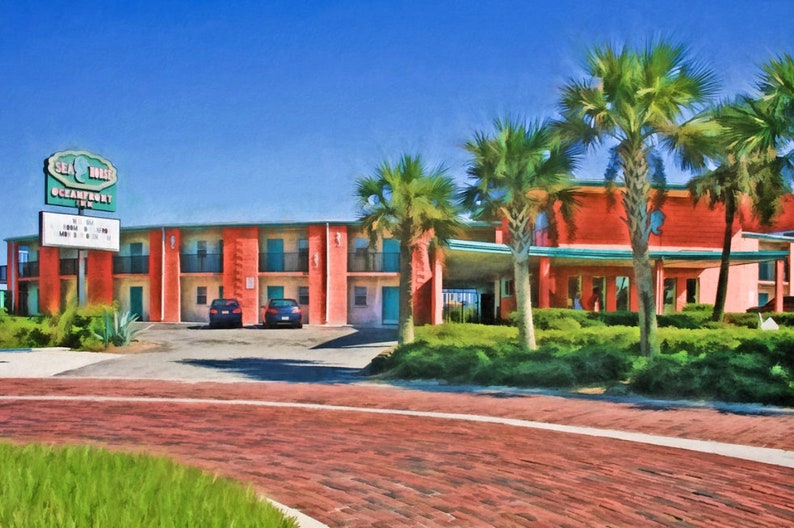 Seahorse Inn Neptune Beach Florida Iconic 50's Etsy Italia