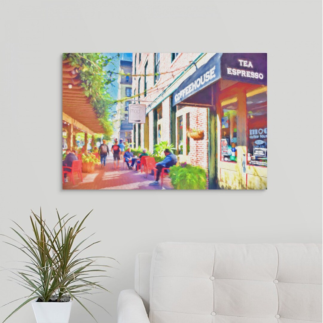 Mod Coffee House Sidewalk Cafe Postoffice Street Galveston Etsy