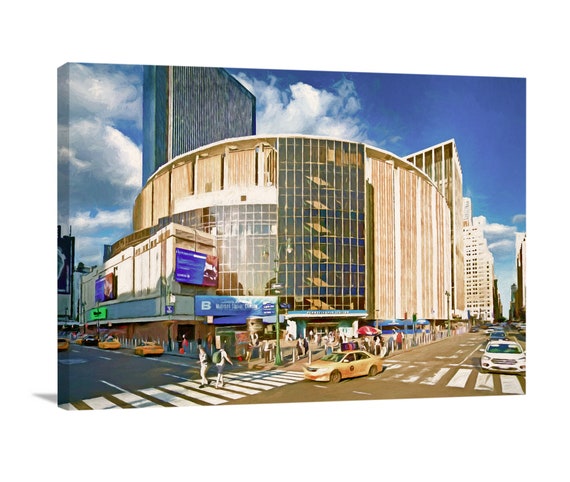 Madison Square Garden Art Print: Midtown Manhattan Wall Art