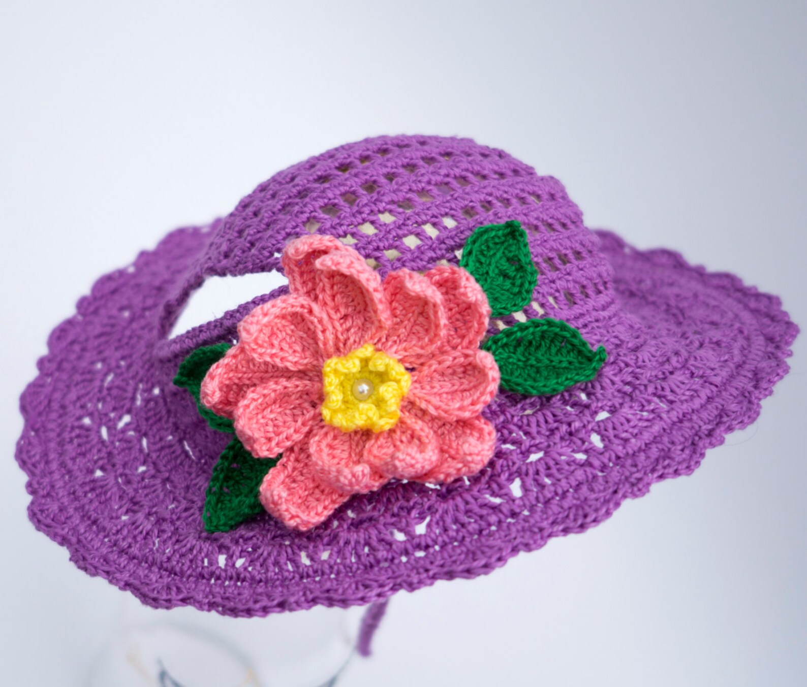 Hat for dog Water Lily / Summer Dog Hat / Dog Easter Hat / Etsy