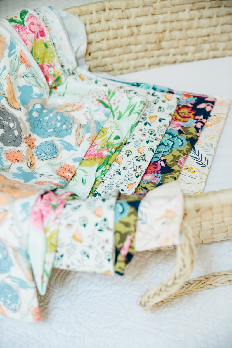 Floral Swaddle Blanket Newborn Baby Girl Blanket Girls Etsy