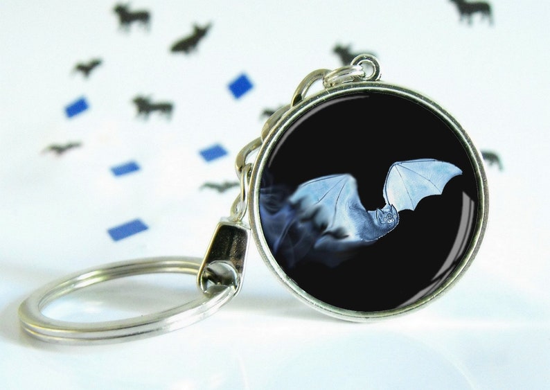 Bat Patronus Keychain Totem Animal Protector Victorian Etsy