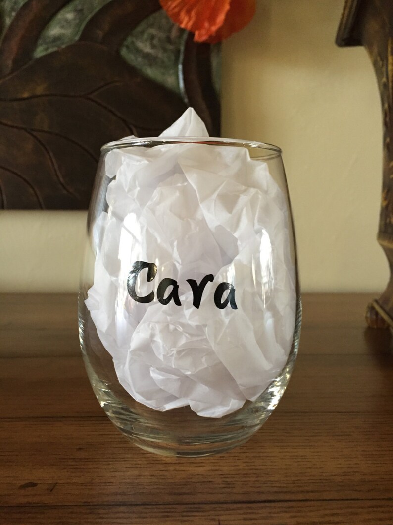 Personalized maryland crab stemless wine glass Etsy