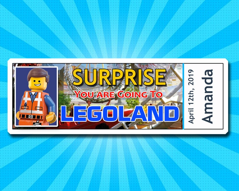 legoland boarding pass legoland ticket printable etsy