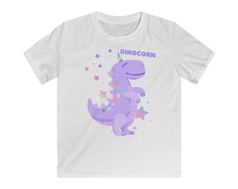 Dinocorn Kinder Dinosaurier Tshirt Kinder Dinocorn T-Shirt Mythische Spaß Einhorn Tshirt Dinosaurier Tshirt Kind Geschenkidee