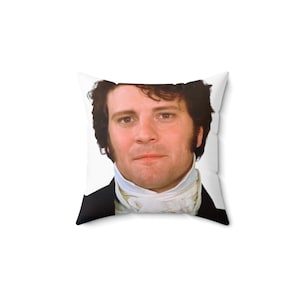 Pride and Prejudice Gift Idea Mr Darcy Cushion Cover Pillow Waiting For My Mr Darcy Gift for Book Lovers Jane Austen Gift