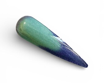 Mardi Gras Vibes. Medium green to purple therma. Green thermal. Spring thermal dip.