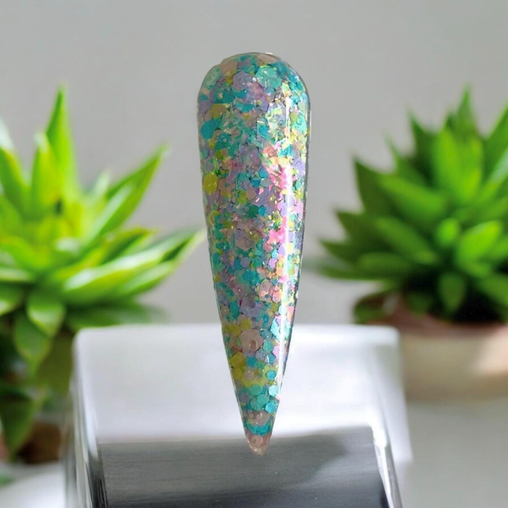 Sophia glitter dip. Glitter nail dip. Pastel glitter dip. Spring glitter mix.