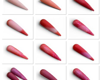 Change Is Good. UV Thermal Dip. Orange to red to purple dip. Purple to berry dip. Fun changing dip.