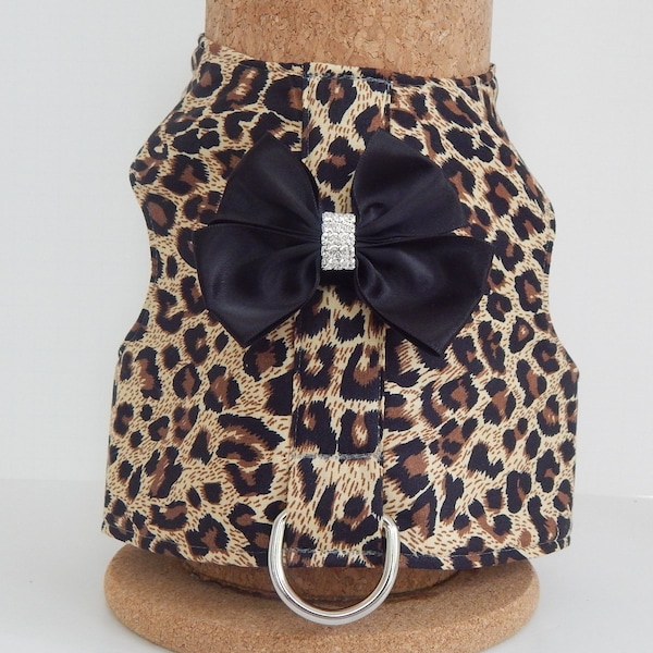 Leopard Dog Harness Vest