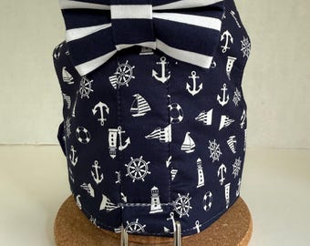 Nautical dog harness