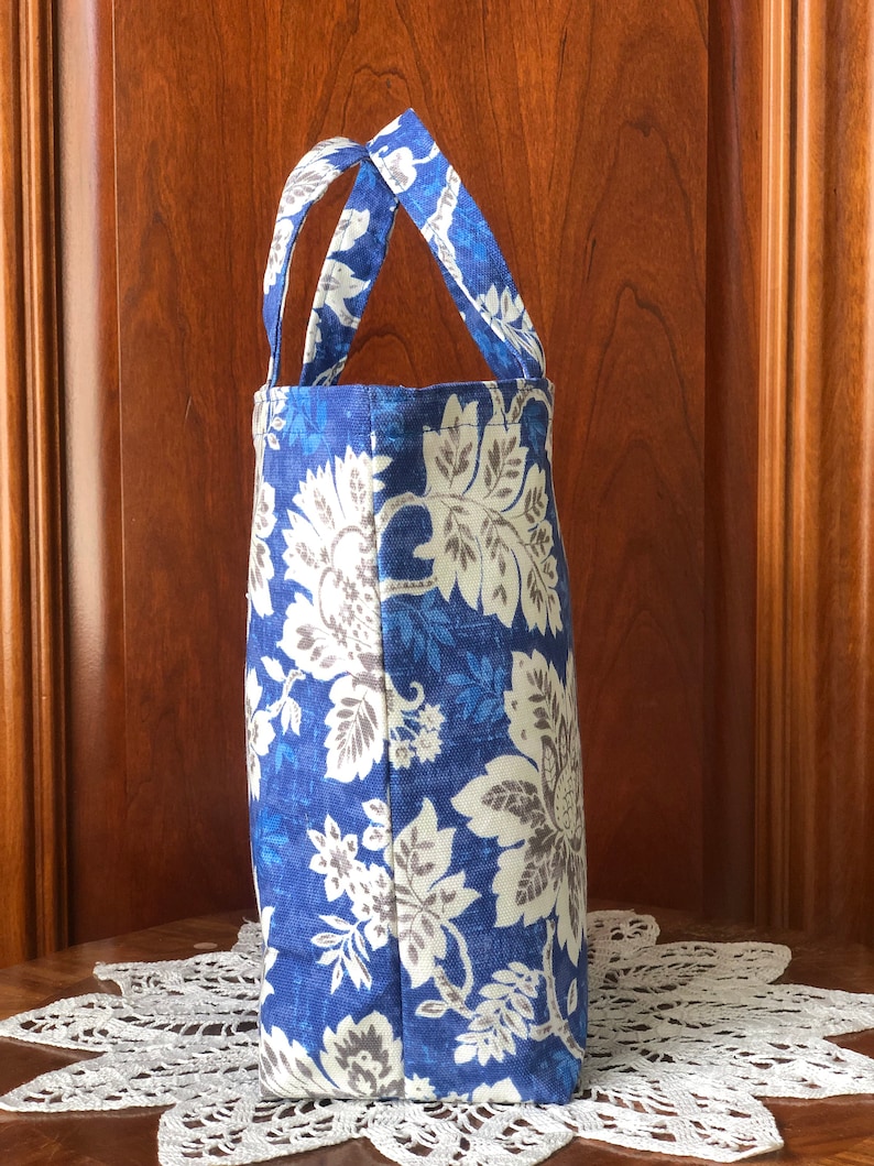 Fabric Gift Bag/small Handbag or Tote for Sewing/knitting or Etsy