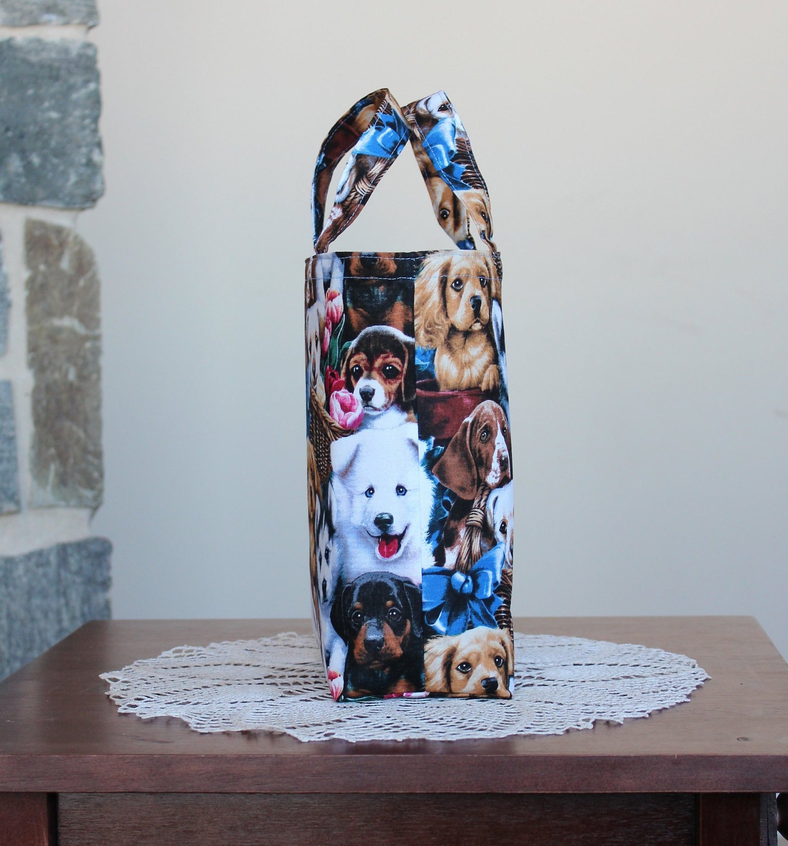 Dog Tote Bag with Handles Gift Bag Loot Bag Reusable Etsy