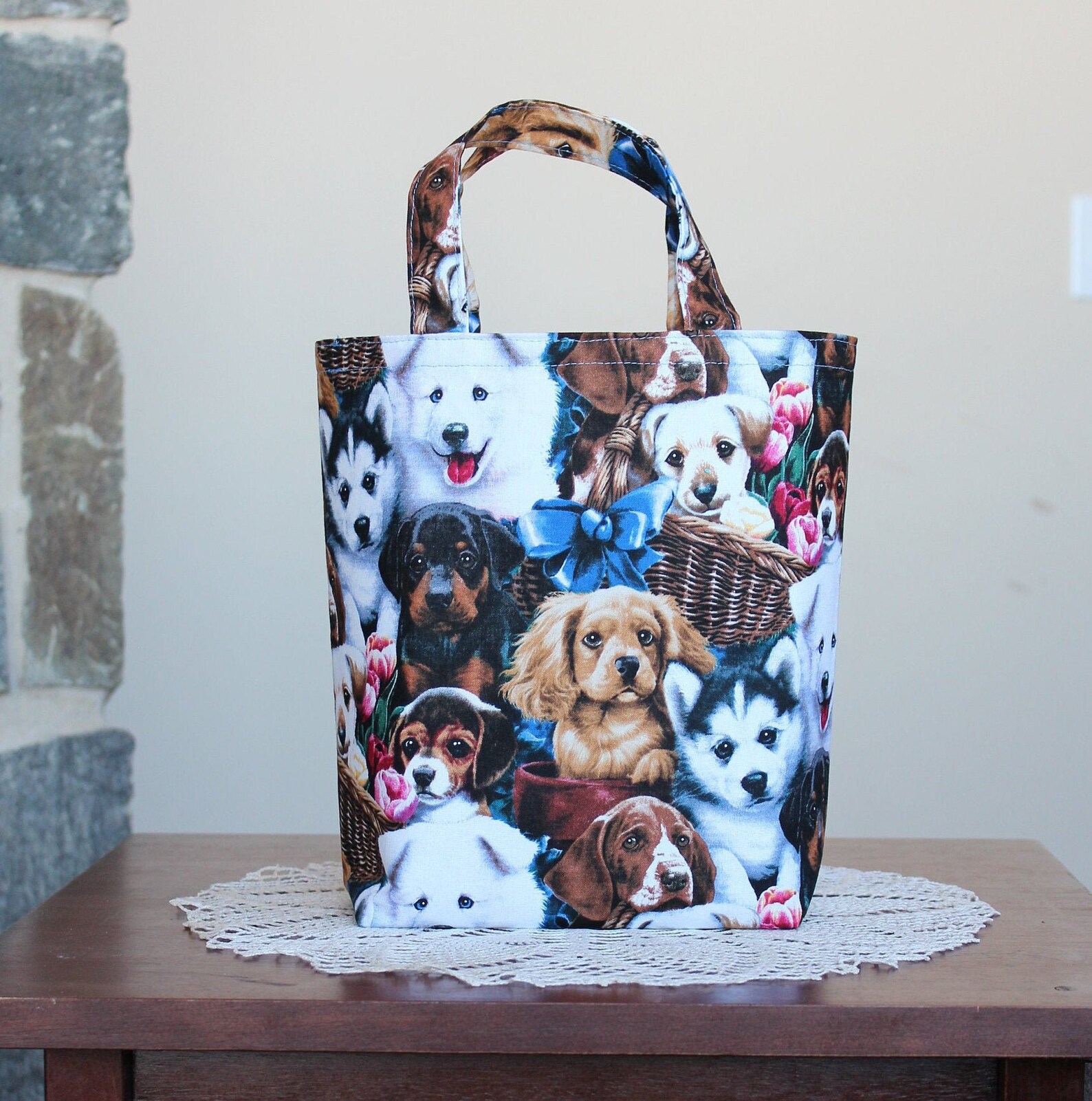 Dog Tote Bag with Handles Gift Bag Loot Bag Reusable Etsy