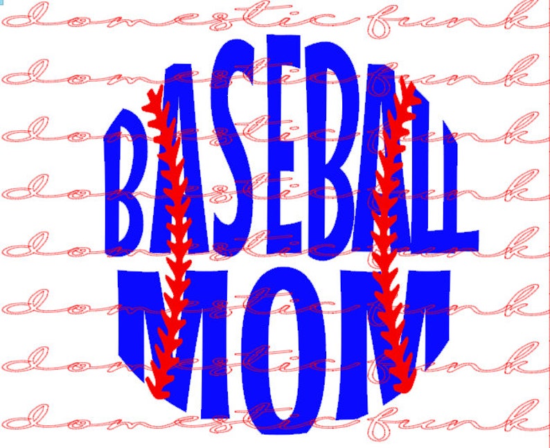 Download Cut File-Silhouette Cute Baseball Mom SVG! Printing & Printmaking Craft Supplies & Tools delage ...