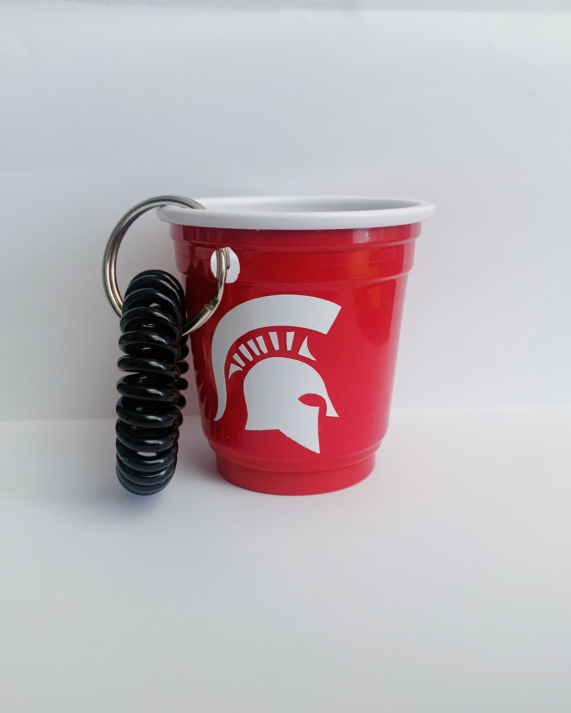 Personalized Custom 2oz Red Solo Cup Shot Glass Keychain Etsy