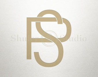 Overlapping Letters Etsy