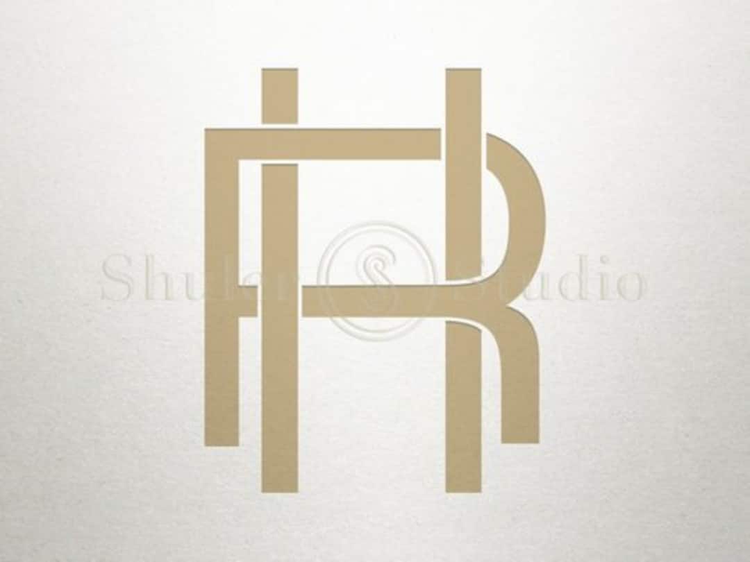 Rh Intials Initial Logo Design - HR RH - Initial Logo - Digital - Etsy
