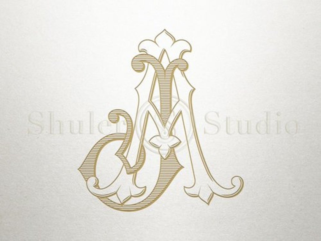 Wedding Monogram MM  Branding & Logo Templates ~ Creative Market
