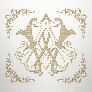 Monogram Frame Design  - Covington Corners -  Monogram Frame - Digital