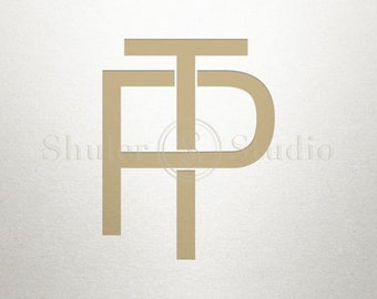 Initial Logo Design - PT TP - Initial Logo - Digital