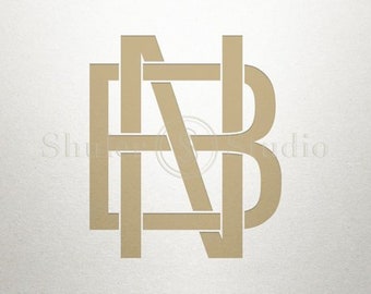 Interlocking Logo Design - BN NB - Interlocking Logo - Digital
