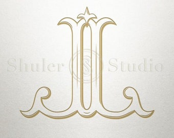 Baroque Monogram Design - JJ - Baroque Monogram - Digital