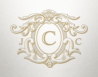 Monogram Crest Design  - Highlands Crest -  Monogram Crest - Digital