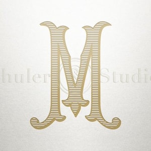 Diseño de logotipo prefabricado - M inicial - Logotipo prefabricado - Digital