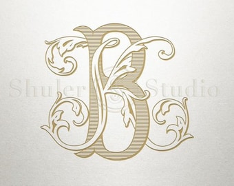 antique initial・monogram motif..:⋈*2個セット il_340x270.2296789806_85u6.jpg