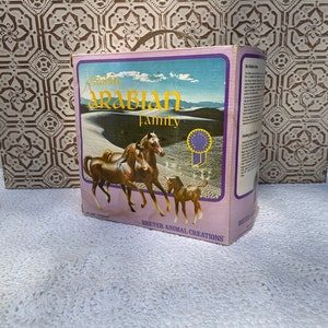 Vintage Breyer Arabian Horse Family in Original Box
